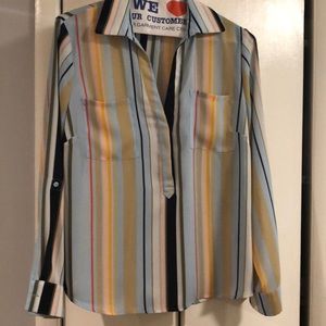 Multi striped blouse